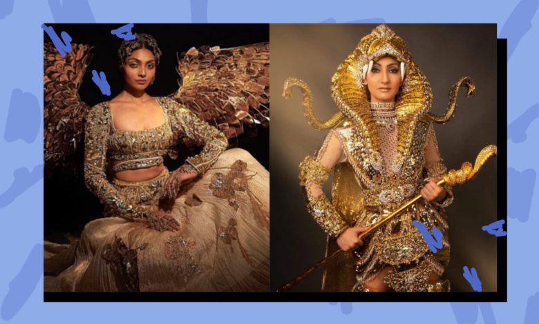 7 Best National Costumes Worn By Indian Beauty Queens Over The Years! |POPxo 7 Best National Costumes Worn By Indian Beauty Queens Over The Years! |POPxo